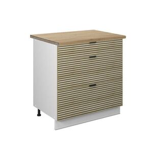 Vicco KUCHYNSKÁ SPODNÁ SKRINKA Fame-Line Dubový panel 80 cm s 3 zásuvkami, dub AP vyobraziť