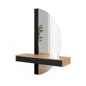 Vicco TOALETNÝ STOLÍK Melisa, čierna, 120 cm so zrkadlom LED vyobraziť