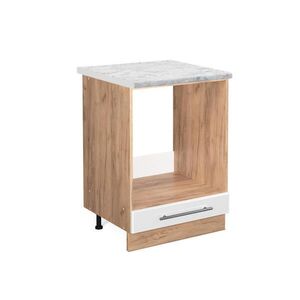 Vicco SKRINKA NA PRESTAVBU SPORÁKA Fame-Line Biely vysoký lesk 60 cm , AP Marble vyobraziť