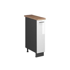Vicco LEKÁRENSKÁ SKRINKA Fame-Line, Biely vysoký lesk/antracitová, 20 cm, AP Oak vyobraziť