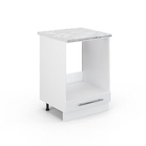 Vicco SKRINKA NA PRESTAVBU SPORÁKA Fame-Line Biely vysoký lesk 60 cm , AP Marble vyobraziť