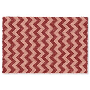 OnlyWow KOBERCE - Cikcak - Pruhy - Vzor - Červená - 230x150 cm vyobraziť