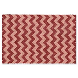 OnlyWow KOBERCE - Cikcak - Pruhy - Vzor - Červená - 200x140 cm vyobraziť