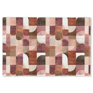 OnlyWow KOBERCE - Geometria - Moderné - Retro - 200x140 cm vyobraziť