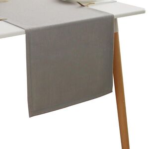 SHOPENTRA PRESTIERANIE na stôl, svetlosivá, 40×160 cm, vzhľad ľanu, vodeodolná a prateľná, elegantná dekorácia na jedálenský stôl vyobraziť