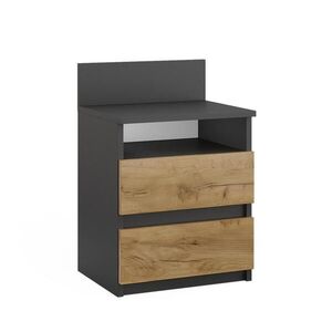 Vicco NOČNÝ STOLÍK Monty Antracit/zlatý dub 39.6 x 59.1 cm vyobraziť