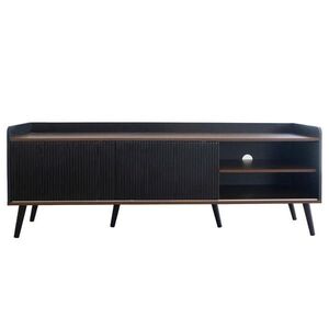 Urban Meuble TV-STOLIK Holz- a čierny-Effekt 160/40/58 cm vyobraziť