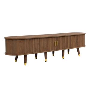 Urban Meuble TV-STOLIK Oval 175 cm in orech-Optik vyobraziť