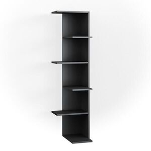 Vicco ROHOVÁ POLICA Tera antracitová 37 x 140.1 cm vyobraziť