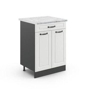 Vicco KUCHYNSKÁ SPODNÁ SKRINKA R-Line Biely vidiecky dom 60 cm , AP Marble vyobraziť