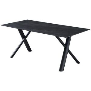 Livetastic JEDÁLENSKÝ STÔL, čierna, tmavosivá, 180/90/76 cm vyobraziť