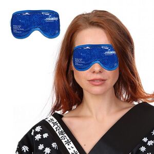 Relaxdays MASKA Modrá gélová na chladenie aj ohrev 2-dielny-set vyobraziť
