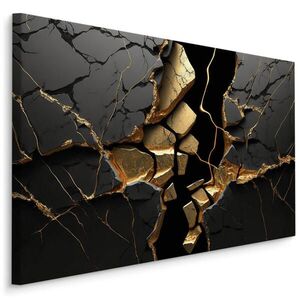 Muralo OBRAZ NA PLÁTNE Abstrakcia Mramor Vzor 3D 90 x 60 cm vyobraziť