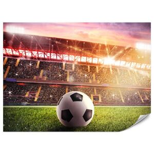 Muralo FOTOTAPETA Pre Študentskú Izbu Futbalový Štadión Nočné Osvetlenie Svetlá Tribúny 250 x 175 cm vyobraziť