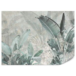 Muralo FOTOTAPETA Pre Kuchyňu Betón Banánové Listy Abstrakt Vintage 400 x 280 cm vyobraziť