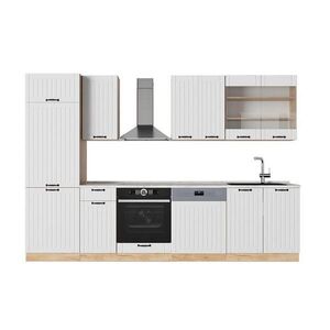 Vicco KUCHYNKA Fame-Line Biely vidiecky dom 300 cm , AP Marble vyobraziť