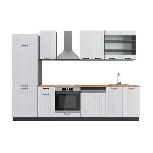 Vicco KUCHYNSKÝ KÚT Fame-Line Biely vidiecky dom/antracit 300 cm , AP Oak vyobraziť