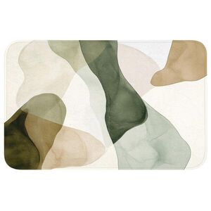 OnlyWow KÚPEĽŇOVÁ PREDLOŽKA Japandi - Abstraktné - Zelené 80x50 cm vyobraziť