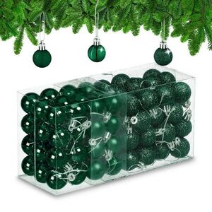 Relaxdays GULE Tmavozelená 96-dielny-set plast 4x3 cm vyobraziť