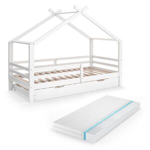 VitaliSpa DOMÁCA POSTEĽ Luni biely 200 x 90 cm s posteľou pre hostí a matracom vyobraziť