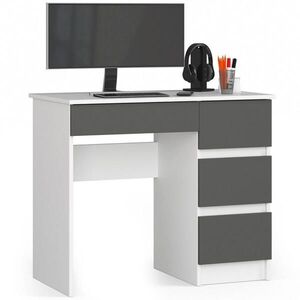RAUMHIRSCH FURNITURE PÍSACÍ STÔL Biela, grafitovo šedá 77/90/50 vyobraziť