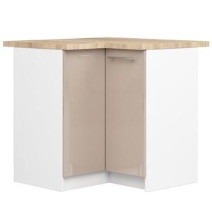 RAUMHIRSCH FURNITURE SPODNÁ SKRÍŇ Biela, Cappuccino lesk 85/90/46 vyobraziť