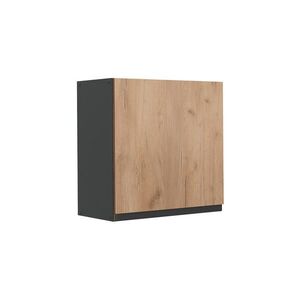 Vicco NÁSTENNÁ SKRINKA R-Line, Dub Goldkraft/antracitová, 60 cm s 1 dverami vyobraziť