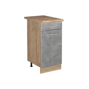 Vicco KUCHYNSKÁ SPODNÁ SKRINKA R-Line, betón/Dub Goldkraft, 40 cm Goldkraft tammi työtaso vyobraziť