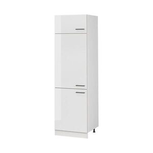 Vicco VYSOKÁ SKRIŇA R-Line, Biely vysoký lesk/biely, 60 cm vyobraziť