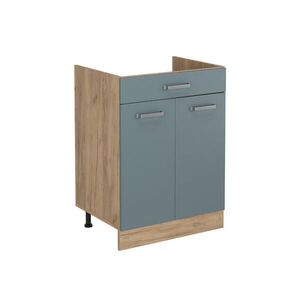Vicco KUCHYNSKÁ SPODNÁ SKRINKA R-Line, Modrošedá/Dub Goldkraft, 60 cm so zásuvkou bez pracovnej dosky vyobraziť