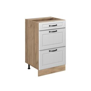 Vicco KUCHYNSKÁ SPODNÁ SKRINKA R-Line, Biely vidiecky dom/Dub Goldkraft, 50 cm bez pracovnej dosky vyobraziť