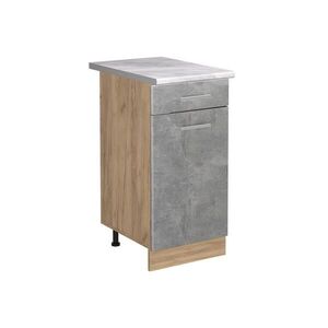 Vicco KUCHYNSKÁ SPODNÁ SKRINKA R-Line, betón/Dub Goldkraft, 40 cm Marmori työtaso vyobraziť