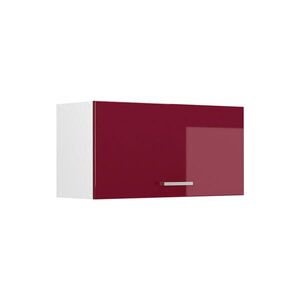 Vicco NÁSTENNÁ SKRINKA R-Line, Červený vysoký lesk/biely, 80 cm Plochý vyobraziť