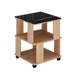 Vicco KONFERENČNÝ STOLÍK Velito Dub Goldkraft/čierna 50 x 50 cm vyobraziť