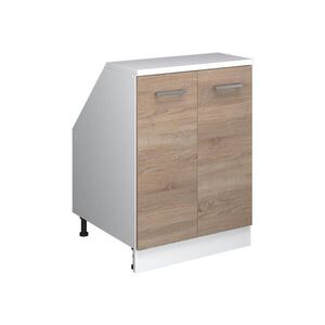 Vicco KUCHYNSKÁ SKRIŇA PRE ŠIKMÉ STRECHY R-Line Sonoma 60 cm s 2 dverami, korpus skrine hĺbka 60 cm vyobraziť
