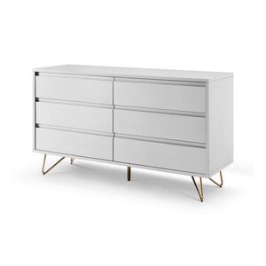 Livetastic KOMODA, biela, 120/70/40 cm vyobraziť