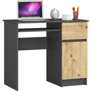 RAUMHIRSCH FURNITURE PÍSACÍ STÔL grafitovo šedý, dub Artisan 77/90/50 vyobraziť