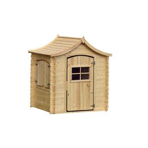 Timbela DETSKÝ DOMČEK z dreva s podlahami - Š112xD146xV152 cm/1, 1m2 - M550 vyobraziť
