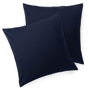 Blumtal OBLIEČKA na vankúš Agneta 80/80 cm, súprava 2 ks, 100% bavlna, Tmavomodrá vyobraziť