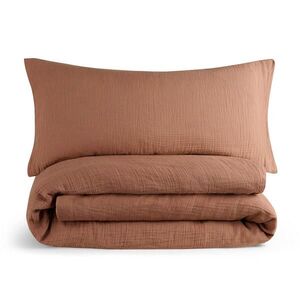 Blumtal POVLEČENÍ mušelín, 100% bavlna, 155/220 cm & 40/80 cm, měděná vyobraziť