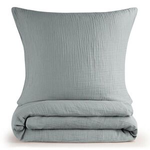 Blumtal POVLEČENÍ mušelín, 100% bavlna, 135/200 cm & 80/80 cm, modrá vyobraziť