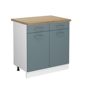 Vicco KUCHYNSKÁ SPODNÁ SKRINKA R-Line Modrošedá 80 cm , AP Oak vyobraziť