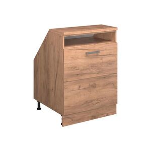 Vicco KUCHYNSKÁ SKRIŇA PRE ŠIKMÉ STRECHY R-Line Dub Goldkraft 60 cm s 2 zásuvkami, korpus skrine hĺbka 60 cm vyobraziť