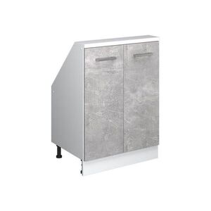 Vicco KUCHYNSKÁ SKRIŇA PRE ŠIKMÉ STRECHY R-Line betón 60 cm s 2 dverami vyobraziť