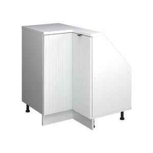 Vicco ROHOVÁ KUCHYNSKÁ SKRIŇA PRE ŠIKMÉ STRECHY R-Line Biele zvlnenie 75.6 cm s 1 dverami vyobraziť