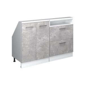 Vicco KUCHYNSKÁ SKRIŇA PRE ŠIKMÉ STRECHY R-Line betón 120 cm Súprava 2 vyobraziť