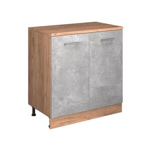 Vicco ROZŠIRUJÚCA SKRINKA Rion, betón/Dub Goldkraft, 80 x 46 cm bez sklonu s 2 dverami vyobraziť