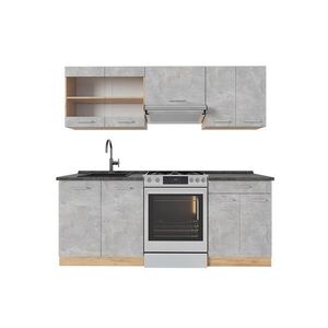 Vicco KUCHYNSKÝ KÚT R-Line Betón/zlatý dub 200 cm , AP Antracit vyobraziť