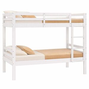 STILVORA POSCHODOVÁ POSTEĽ 90/200+90/200 cm biela, rozložiteľná na 2 postele so zábranou vyobraziť