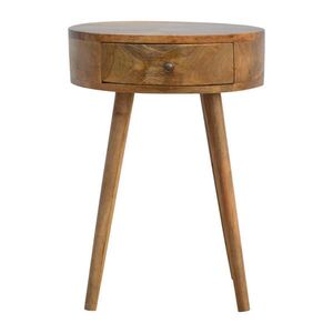 Artisan Furniture NOČNÝ stolík s okrúhlym dizajnom vyobraziť